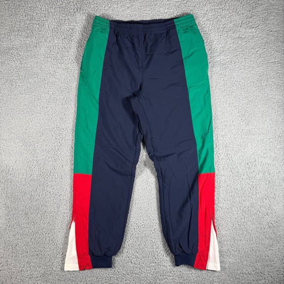 Rossignol Other - Rossignol Track Pants Mens Medium Blue Green Red Colorblock Warm Up Zip Opening